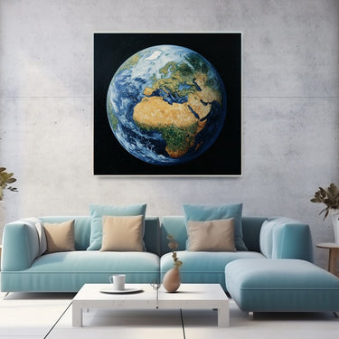 Planet Earth Painting